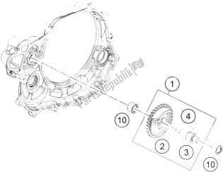 Todas as partes de Eixo Do Balanceador do KTM 450 SMR Europe 2014