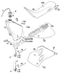 TANK - SEAT - COVER '96