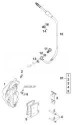 BRAKE CALIPER FRONT DUKE II '9