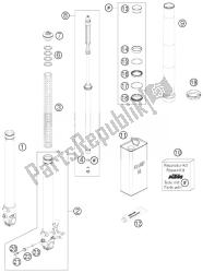 FRONT FORK DISASSEMBLED