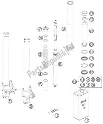 FRONT FORK DISASSEMBLED