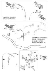 HANDLE BAR - CONTROLS LC4 SX,SC '97