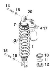 REAR SUSPENSION WP DUKE '99