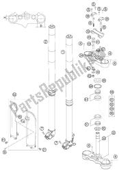 fourche avant - potence de direction wp usd43 640 lc4 en