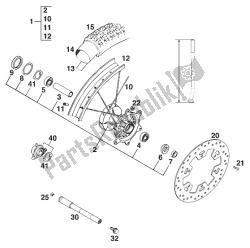 roda dianteira euro 125 '97