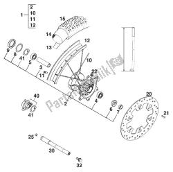 roue avant euro 125 '97