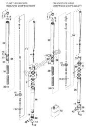 pernas dianteiras - suspensão 400-540 wp-extreme