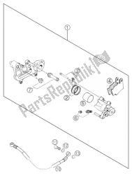 pinza de freno trasera 640 duke