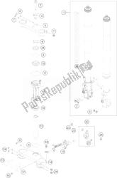 forcella anteriore, pinza tripla