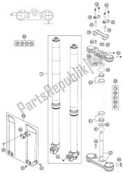 FRONT FORK, TRIPLE CLAMP