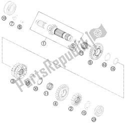 TRANSMISSION I - MAIN SHAFT