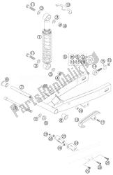 monoshock, swingarm