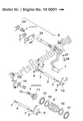 GEAR CHANGE MECHANISM 65 CCM II 2001