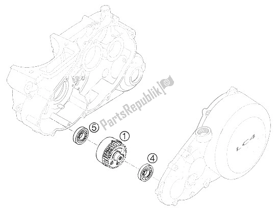 Todas las partes para Eje Equilibrador de KTM 640 Duke II Limited ED Europe 2006