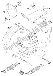 maschera - parafango posteriore 50 sxr 20