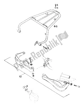 Alle onderdelen voor de Accessoires Lc4'94 van de KTM 400 Duke 20 KW Europe 1994