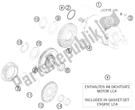 Tutte le parti per il Avviamento Elettrico del KTM 690 Enduro Europe 2010