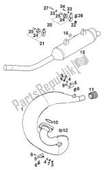 SILENCER EXHAUST 125 LC2'96