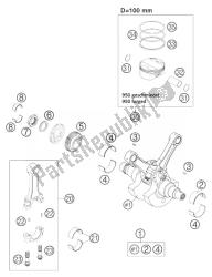 albero motore, pistone lc8