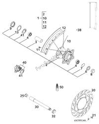 roue avant 400/640 lc4 2001