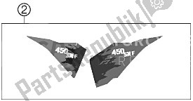 All parts for the Decal of the KTM 690 Supermoto Orange Europe 2009