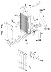 radiateur - durite radiateur 60/65 ccm '98