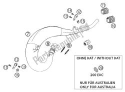 EXHAUST 125-200 2001