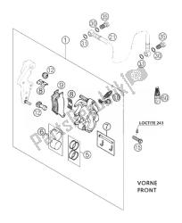 étrier de frein avant brembo ral