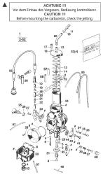 CARBURETOR PHM 38/40 SD 2000