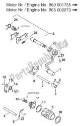 GEAR CHANGE MECHANISM 60/65 CCM II 2000