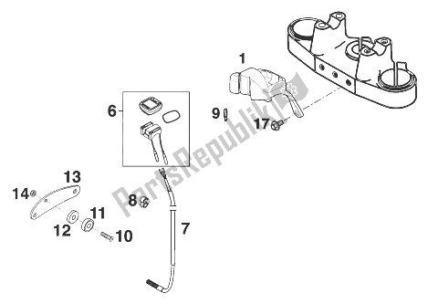 Tutte le parti per il Tachimetro Sigma Sport Exc '9 del KTM 125 EXC 99 Europe 1999