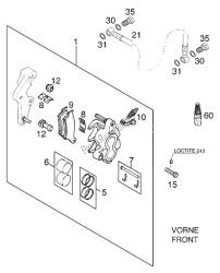 remklauw voorzijde brembo rallye