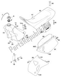 tanque - asiento - cubierta sxc, sx