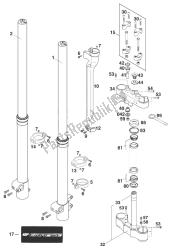 fourche avant - potence de direction wp 50 extreme advent