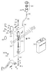 comando freno posteriore 65sx 2000