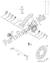 FRONT WHEEL 400/640 LC4 2000