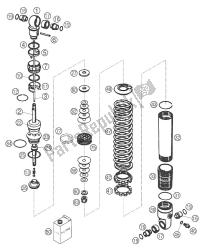 suspension arrière zerlegt (einzelteile