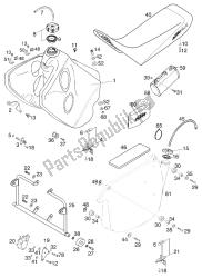 tanque - asiento - tanques extra rall