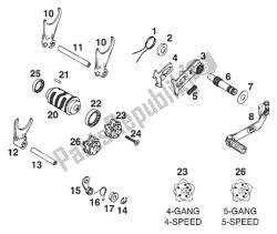 GEAR CHANGE MECHANISM 440/500/550 '95