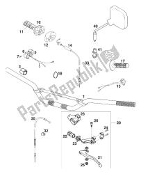 HANDLE BAR - CONTROLS 250-360 '97