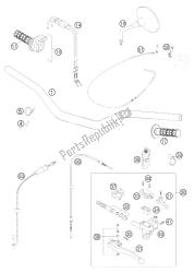 HANDLE BAR - CONTROLS 640 LC4 ENDU