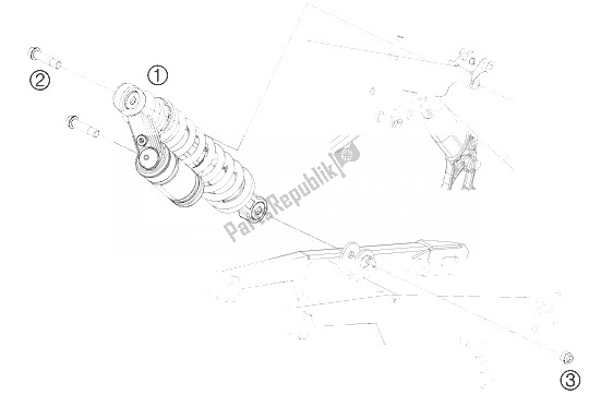 Toutes les pièces pour le Amortisseur du KTM 65 SX Europe 2010