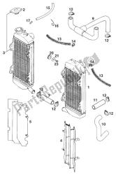 radiatore - tubo radiatore 620 sx, sc '98