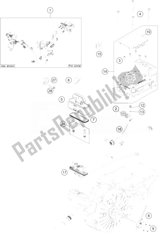 Todas las partes para Arnés De Cableado de KTM Freeride E SX Europe 0 2014