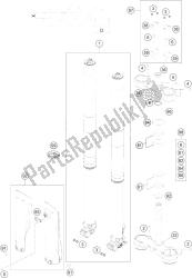 forcella anteriore, pinza tripla