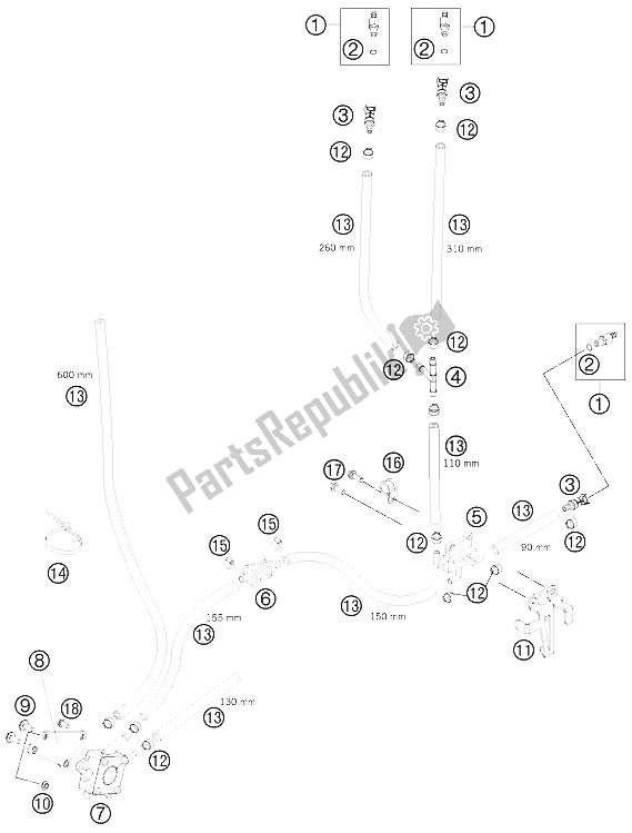 All parts for the Fuel Pump of the KTM 450 Rally Factory Replica Europe 2011