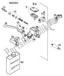 HAND BRAKE CYLINDER BREMBO ADVEN