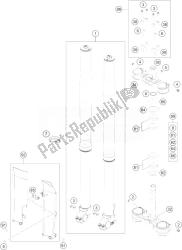 forcella anteriore, pinza tripla