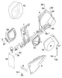 boîte de filtre à air 125-380 '99