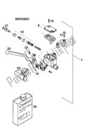 HAND BRAKE CYLINDER BREMBO '96